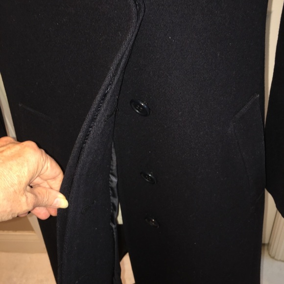 Vintage US AIR tailored navy wool coat, 12R - Picture 5 of 8